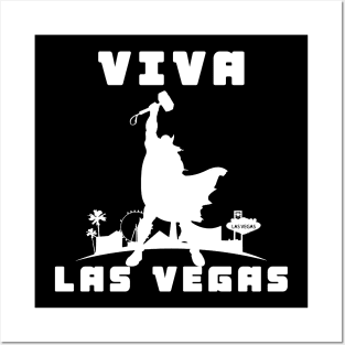 Viva las Vegas! (white version) Posters and Art